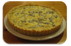 Mushroom Quiche
